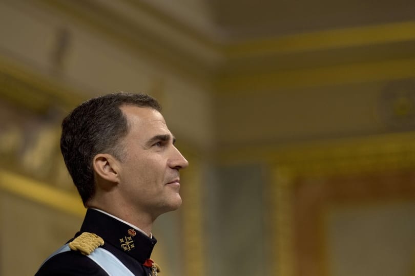 Egy katalán város nem látja többé szívesen a spanyol királyt