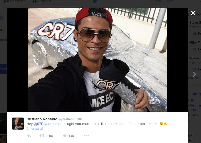 Vicces ez a C. Ronaldo – alufóliába csomagolta csapattársa kocsiját