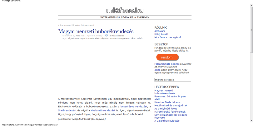 Néptáncon keresztül mutattak be egy algoritmust