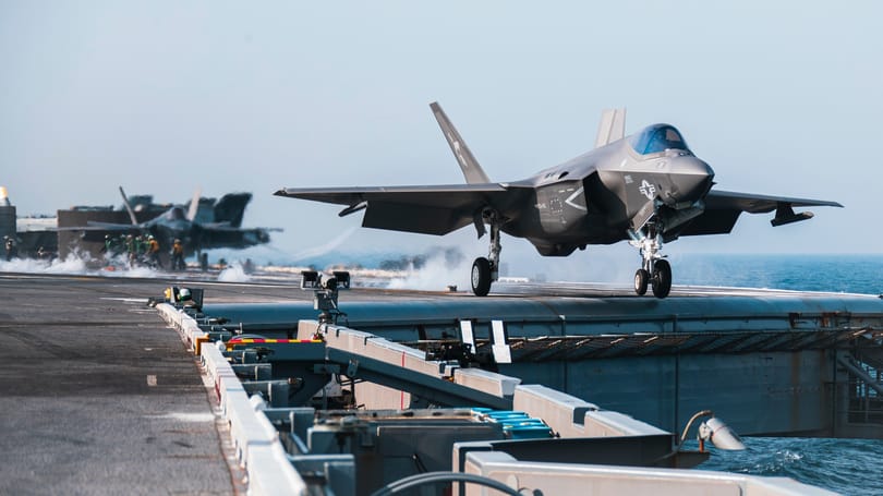 Lezuhant egy F–35-ös vadászgép Kaliforniában