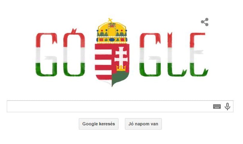 Megint logót kaptak március 15-re a Google-től a magyarok