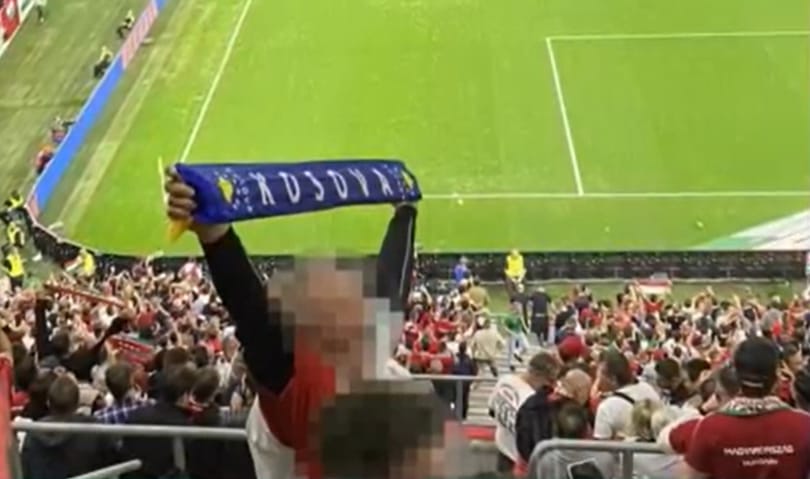 Biztonsági őrök fojtogattak egy magyar szurkolót a szerbek elleni meccsen