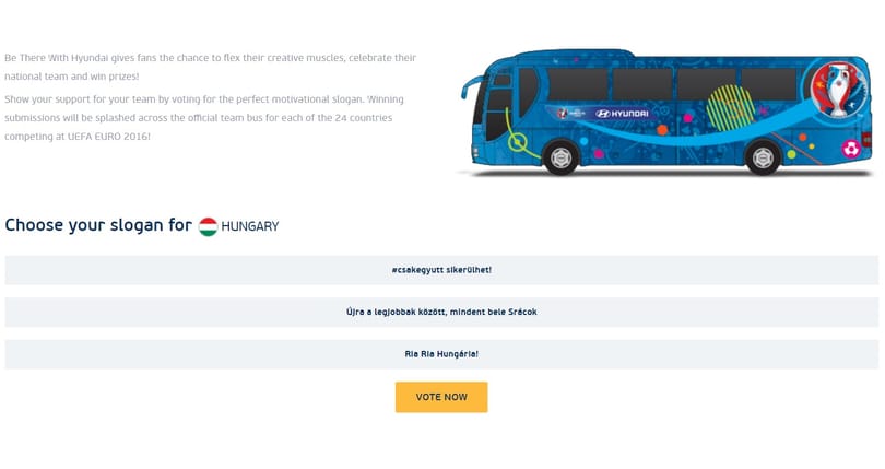Szavazni lehet, milyen szlogen kerüljön a magyar fociválogatott Eb-buszára