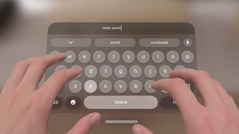 Itt a válasz: így lehet irányítani az Apple csodaszemüvegét, lesz egy virtuális billentyűzet is