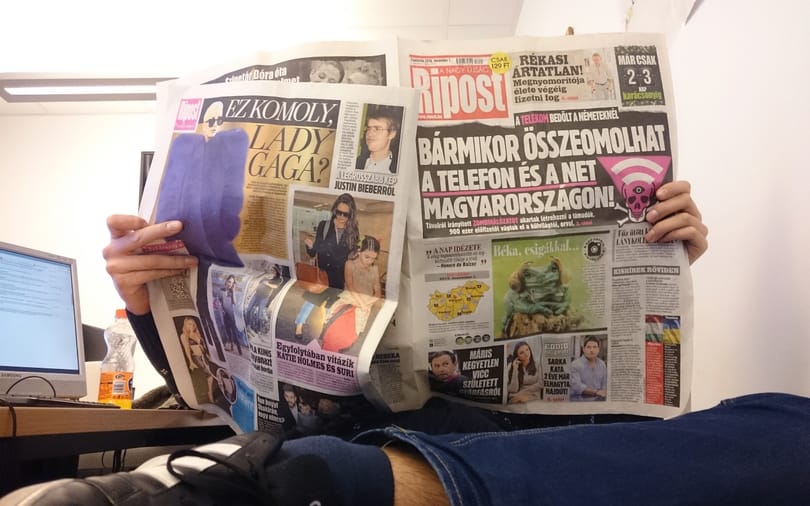 Itt a Ripost, a magyar nemzeti bulvárlepedő