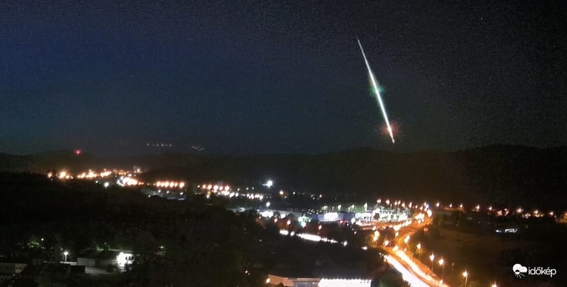 Tűzgömb szelte át az eget Magyarország közelében – fotó