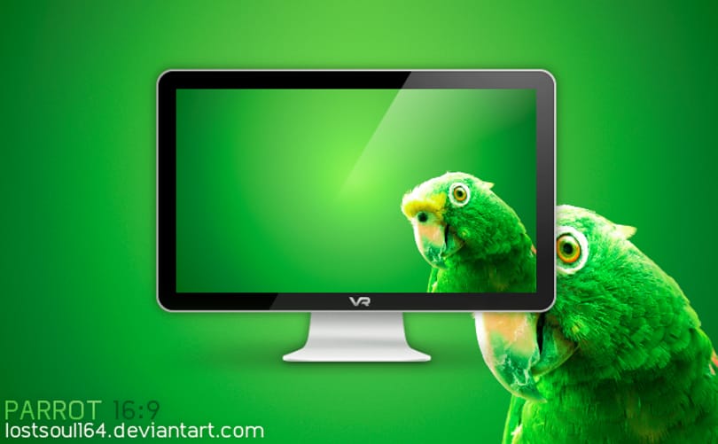Napi háttérkép: Green Parrot