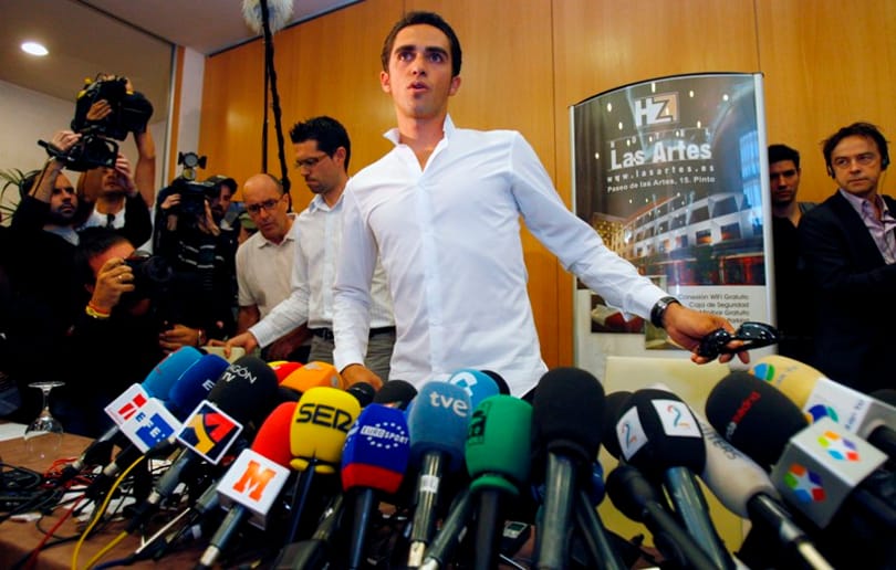 Contador nem tudja magát kimagyarázni a doppingvádak alól