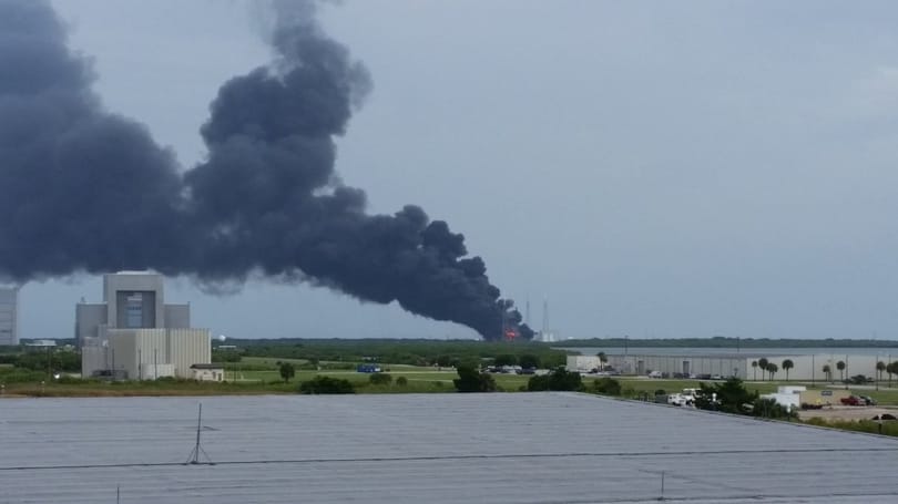Most történt: felrobbant a SpaceX Falcon-9 űrrakéta a kilövőálláson