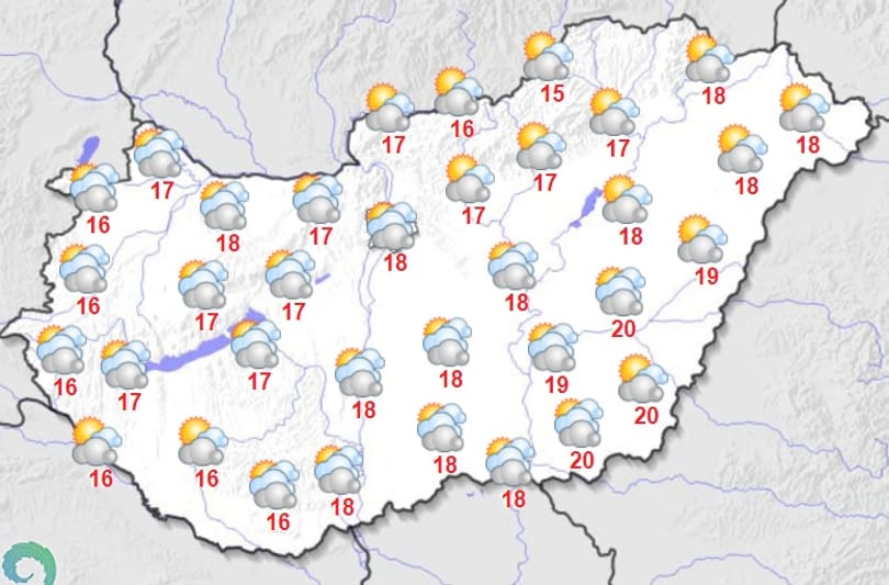 Helyenként esővel, de folytatódik a tavaszias időjárás