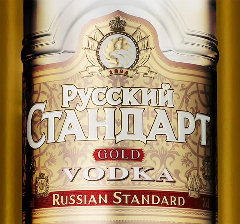 Ajándék karácsonyra: Russky Standard Gold vodka