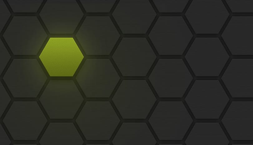 Mai háttérkép: Hexagon wallpaper v2