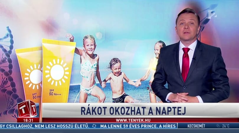 NMHH: szabályosan mondta a TV2, hogy délben napozni veszélytelen