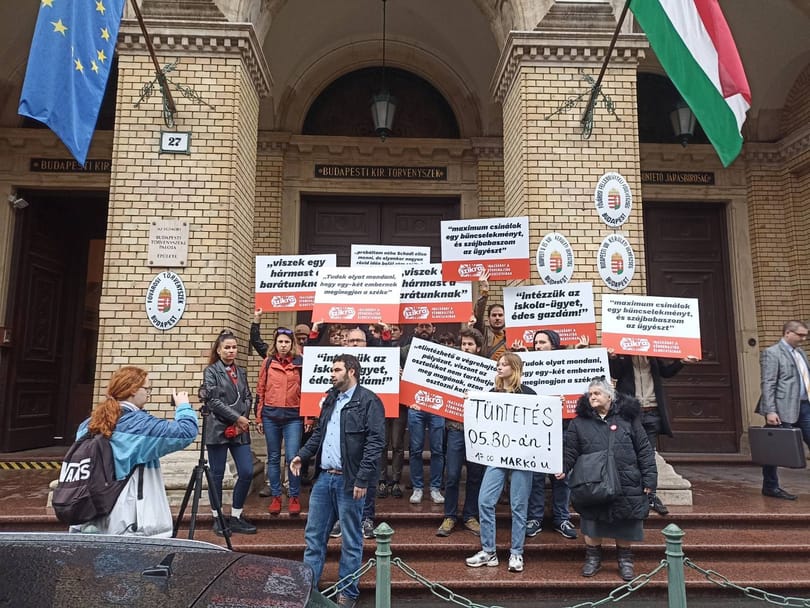 A végrehajtói maffia felszámolásáért szerveznek tüntetést Jámbor Andrásék