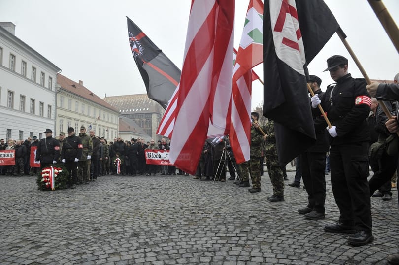 Az újnácik vonulnának, de a várban nincs már senki