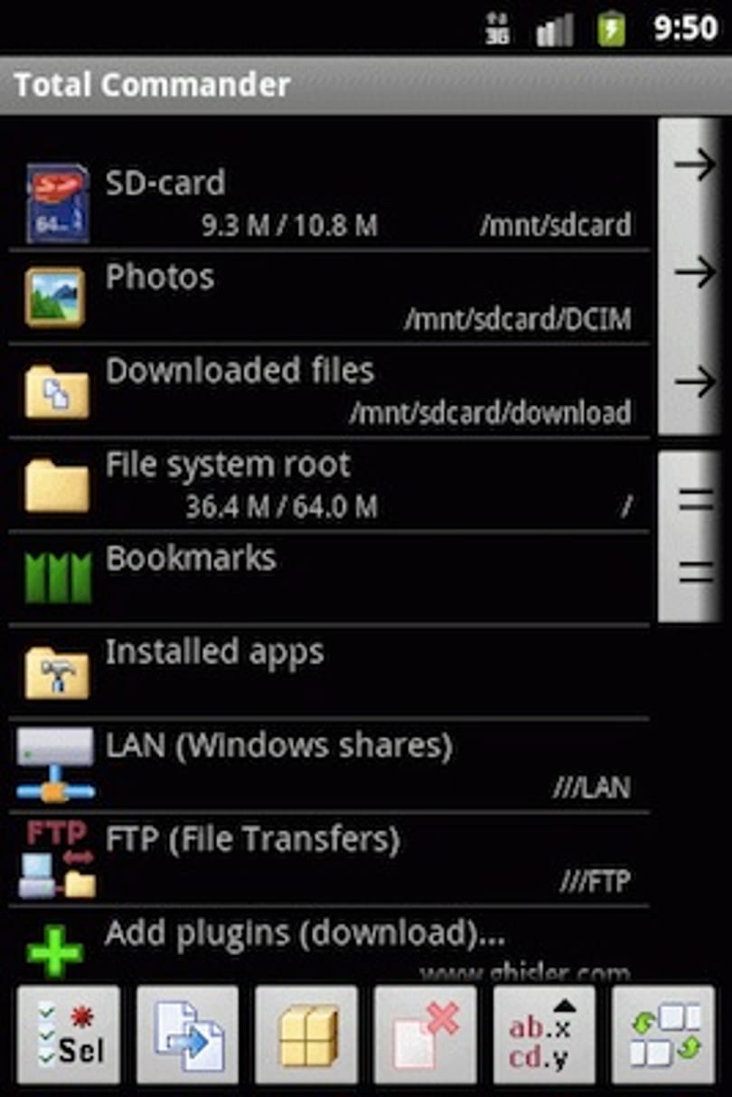 Itt a Total Commander for Android RC1 változata