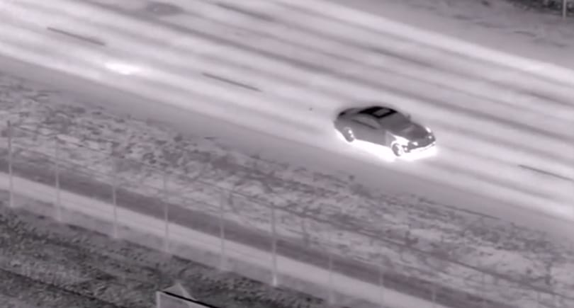 Videó: rendőrségi helikopter követte az autóst – azután nagyon meglepődtek