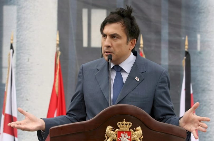 A volt grúz elnök Hollandiába távozhat