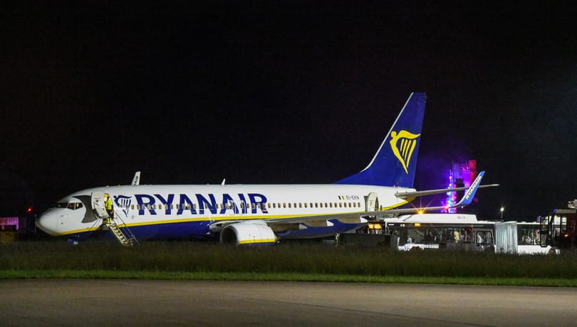 Kilencen sérültek meg turbulencia miatt a Ryanair egyik járatán