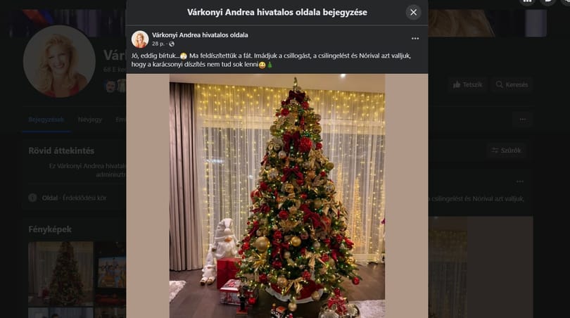 Várkonyi Andrea nemcsak a karácsonyban úszik, hanem a nemi sztereotípiákban is