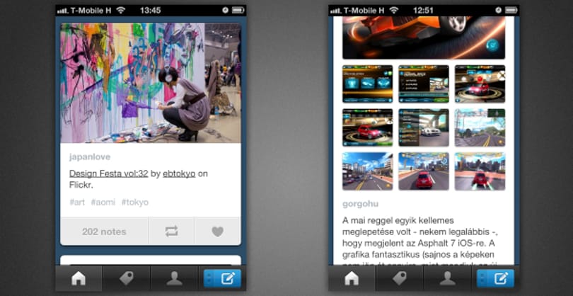 Letölthető a Tumblr megújult alkalmazása iOS-re