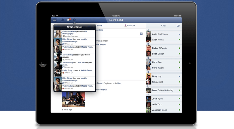 Itt a hivatalos Facebook alkalmazás iPadre is! [galériával]