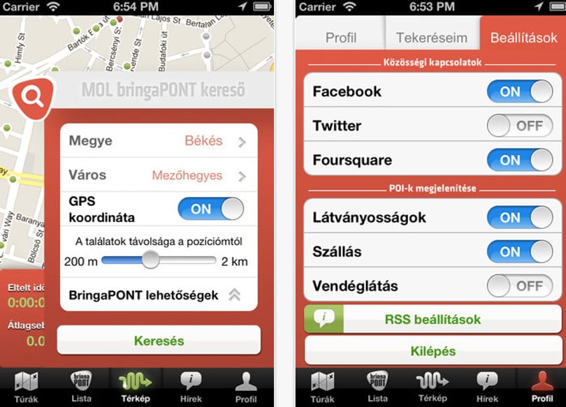 Magyar mobilos alkalmazás bicikliseknek