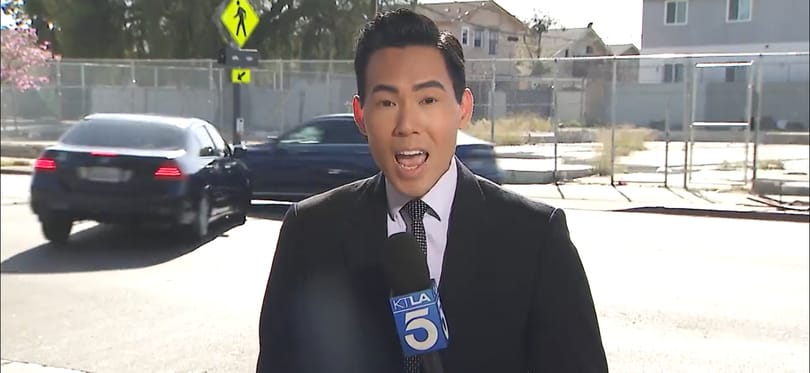 Los Angeles balesetveszélyes utcáiról forgattak, és pont az történt a háttérben, amire gondol