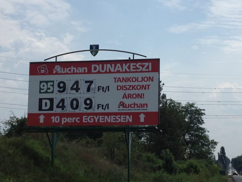 Nap képe: megtaláltuk az ország legdrágább benzinkútját. És diszkont