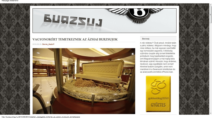 Luxustemetések Ázsiában