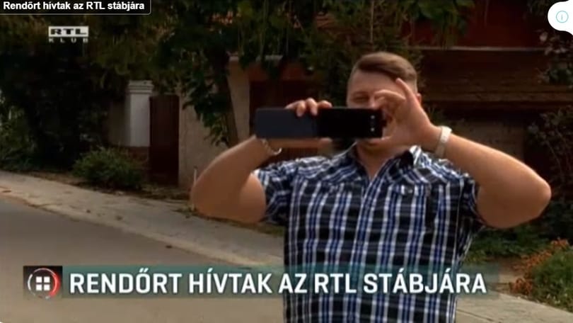 Rendőrt hívtak az RTL Klub stábjára, fideszes fotózta őket