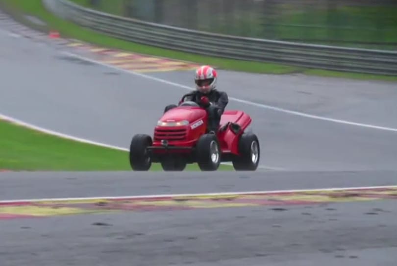 Monteiro a Honda ördögi fűnyírójával hangolt a Hungaroringre