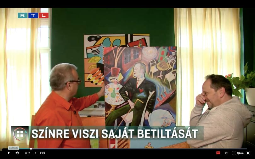 Saját kiállításának betiltásáról készít színdarabot doktor Máriás