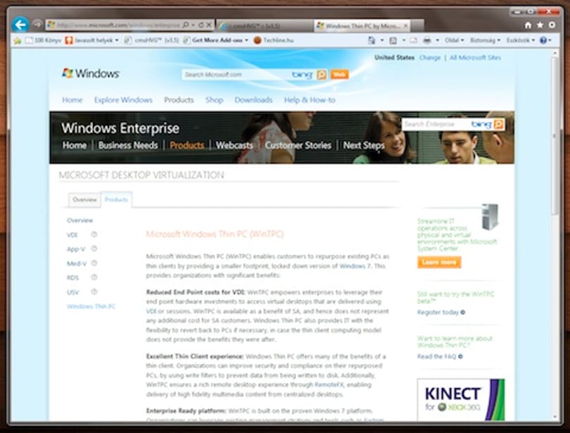 Júliustól elérhető a Windows Thin PC
