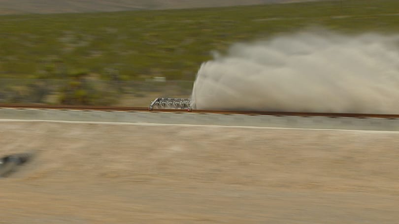 1,1 mp alatt 0-ról 185 km/h-ra: letesztelték a Magyarországra is tervezett vákuumvasutat – videó