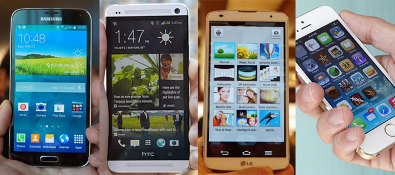 Ilyen a Galaxy S5 a konkurensek mellett