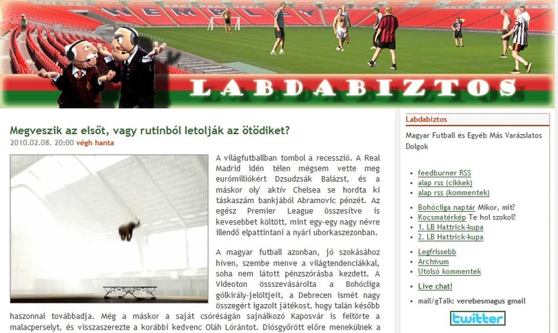 Kupán vágott magyar futballévtized