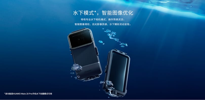 Spéci tok jött a Huawei mobiljához: aki felteszi, 5 méterrel a víz alatt is jó képeket csinálhat