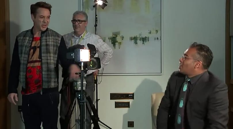 Robert Downey Jr. elmenekült egy kényesebb újságírói kérdés elől