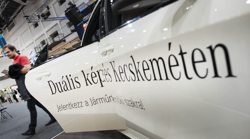 Hangos a gépházzaj a duális képzésben