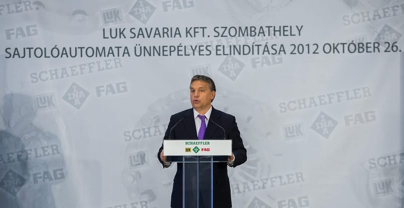 Orbán: új autóipari háromszög alakul Magyarországon