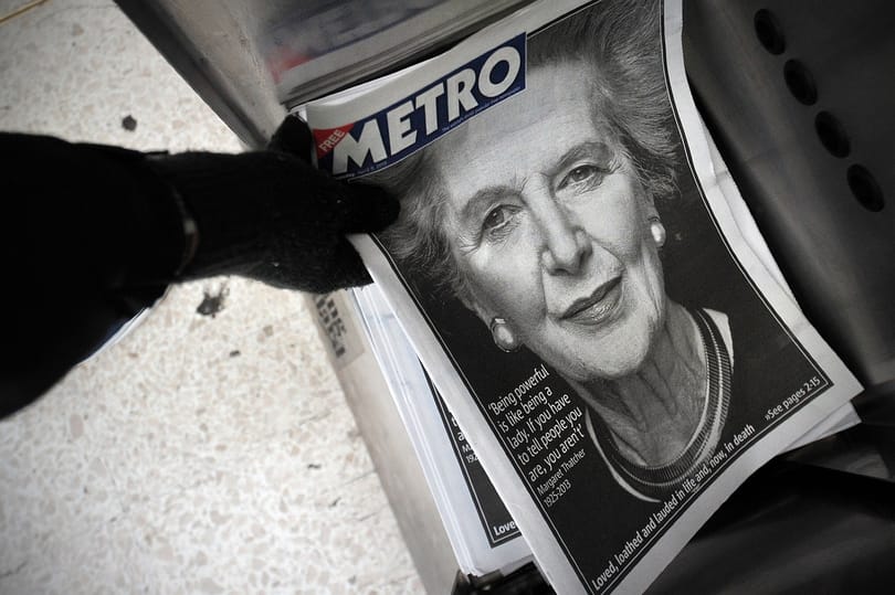 Ezen a listán Thatcher lenyomja Bridget Jonest és Beyoncét