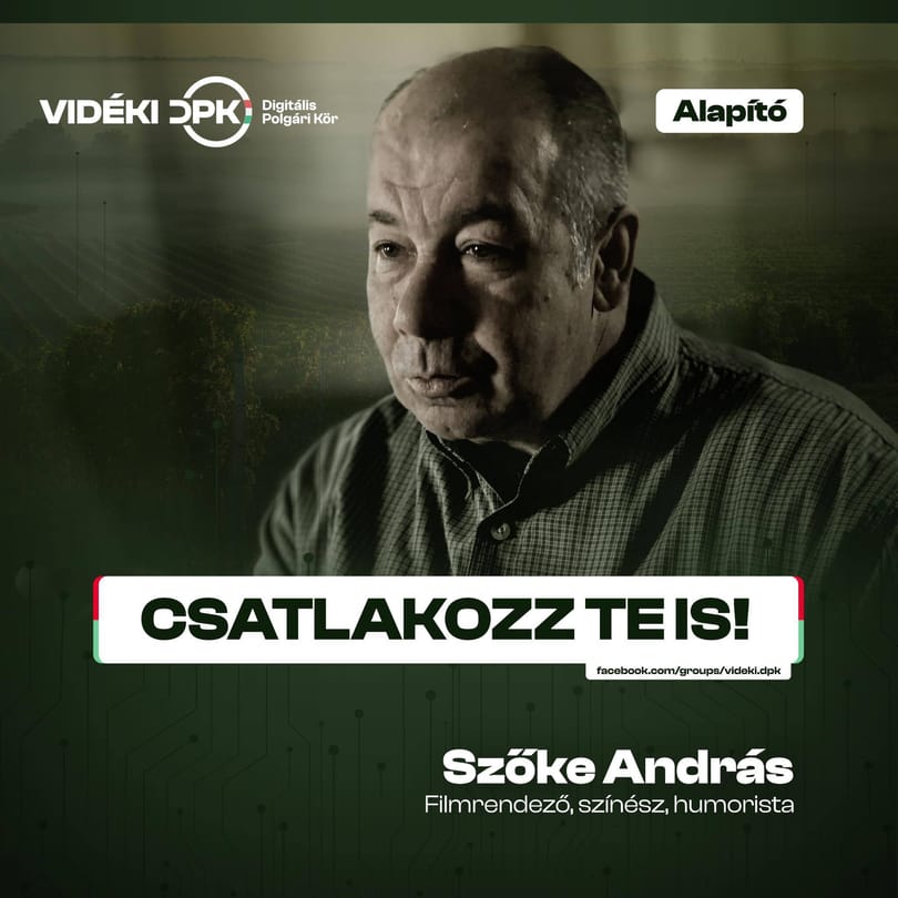 Szőke András, a Roncsfilm és a Hasutasok alkotója is alapított egy Digitális Polgári Kört