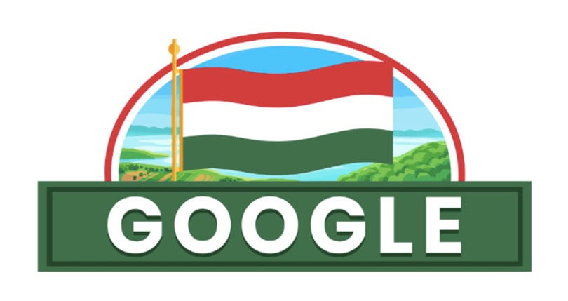 Az államalapítás ünnepe: magyar zászló lobog ma a Google kereső főoldalán