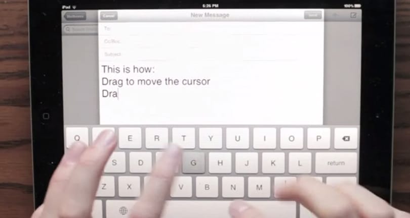 Napi videó - hogyan lehet kényelmesebb a gépelés, iPad-en?