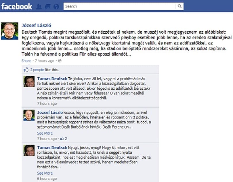 Deutsch a Facebookon: 