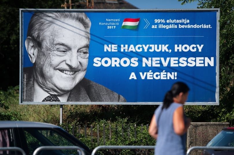 Szabálytalanul használhatták fel Soros képét
