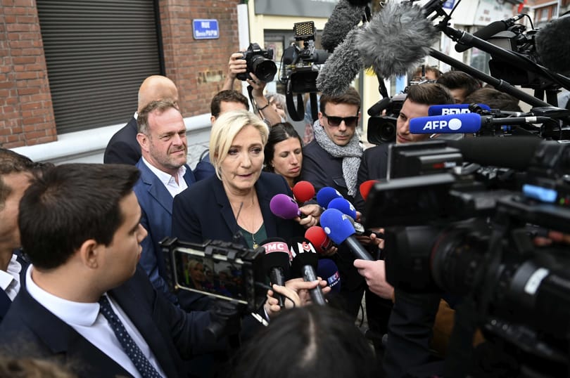 Le Monde: Marine Le Pen lemond
