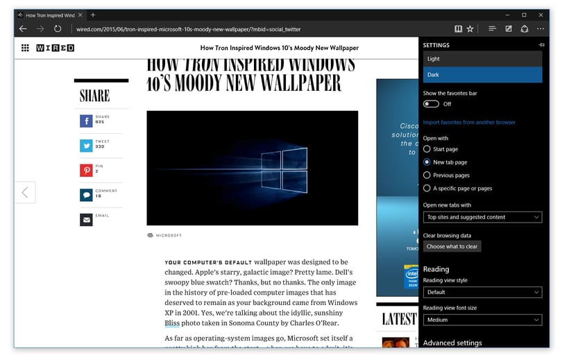 Végre kipróbálhatja: itt az Edge, a Microsoft új böngészője