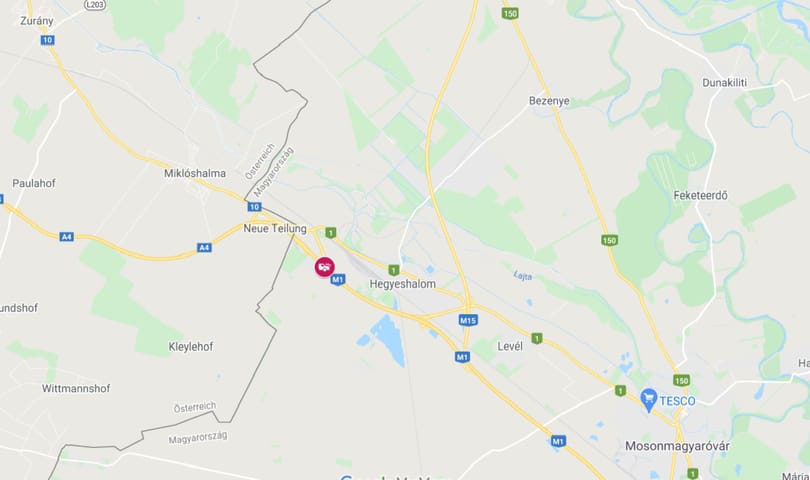 Nagy baleset az M1-esen Hegyeshalomnál - nagy torlódásra kell számítani